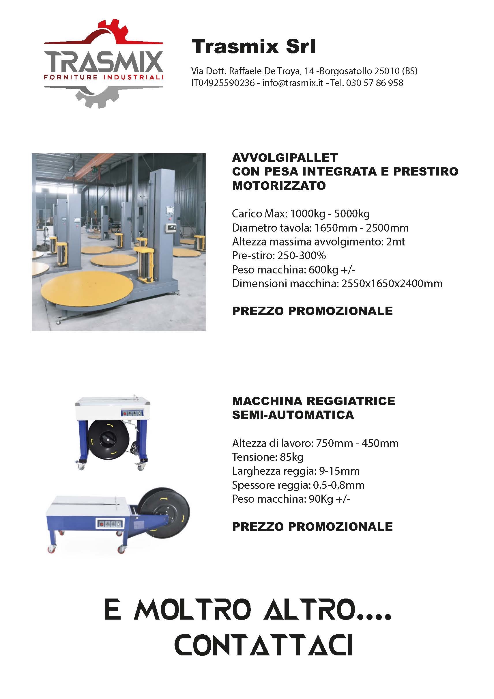 Macchine imballaggio